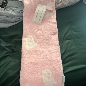 Cupcakes and Cashmere Halloween Light Pink Ghost Blanket Throw👻👻